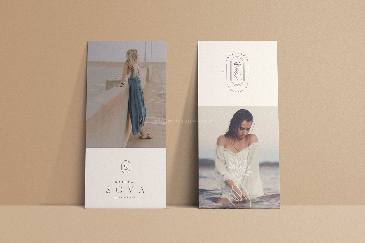 40个极简几何LOGO标志矢量模板 PSD A格式